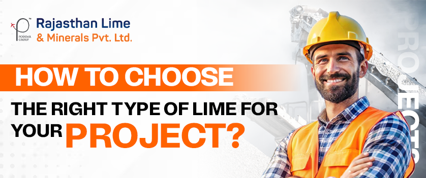 How to Choose the Right Type of Lime for Your Project?