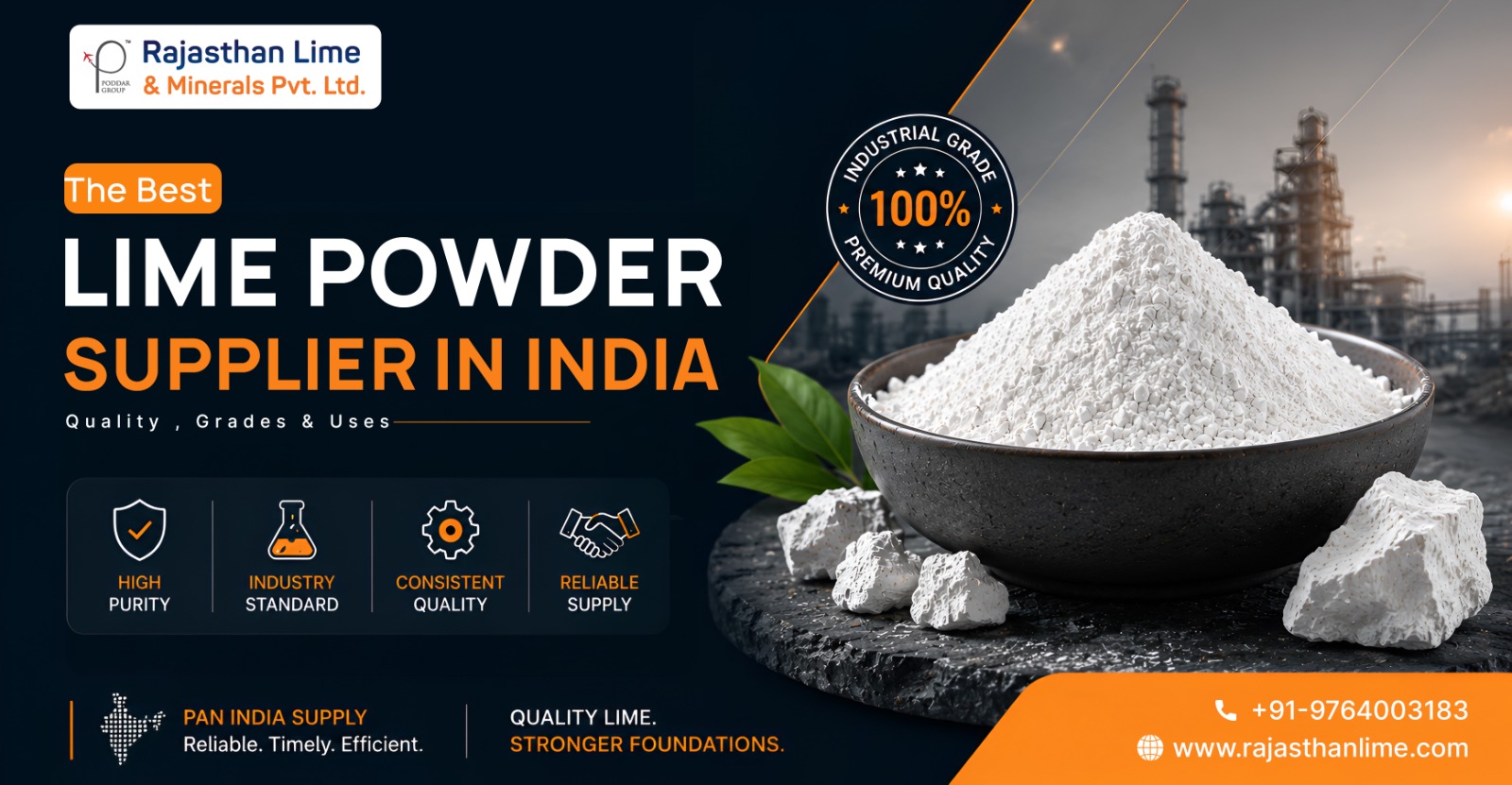 manufacturing-process-illustration Best Lime Powder Supplier in India: Quality, Grades & Uses