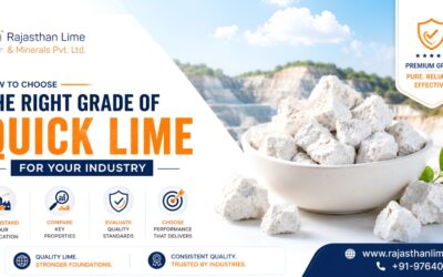 How to Choose the Right Grade of Quick Lime for Your Industry