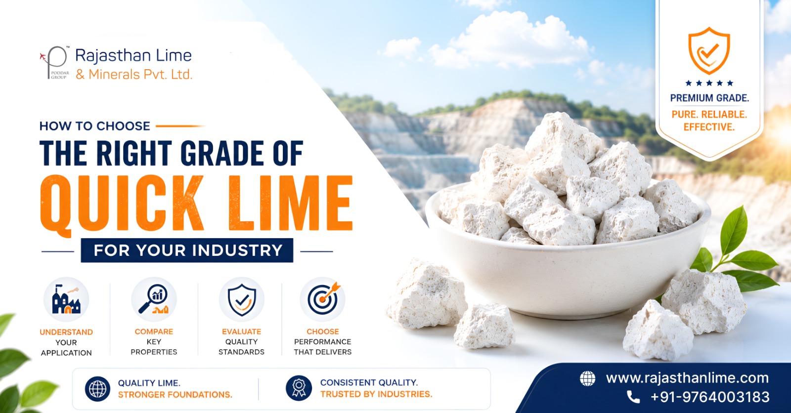 manufacturing-process-illustration How to Choose the Right Grade of Quick Lime for Your Industry
