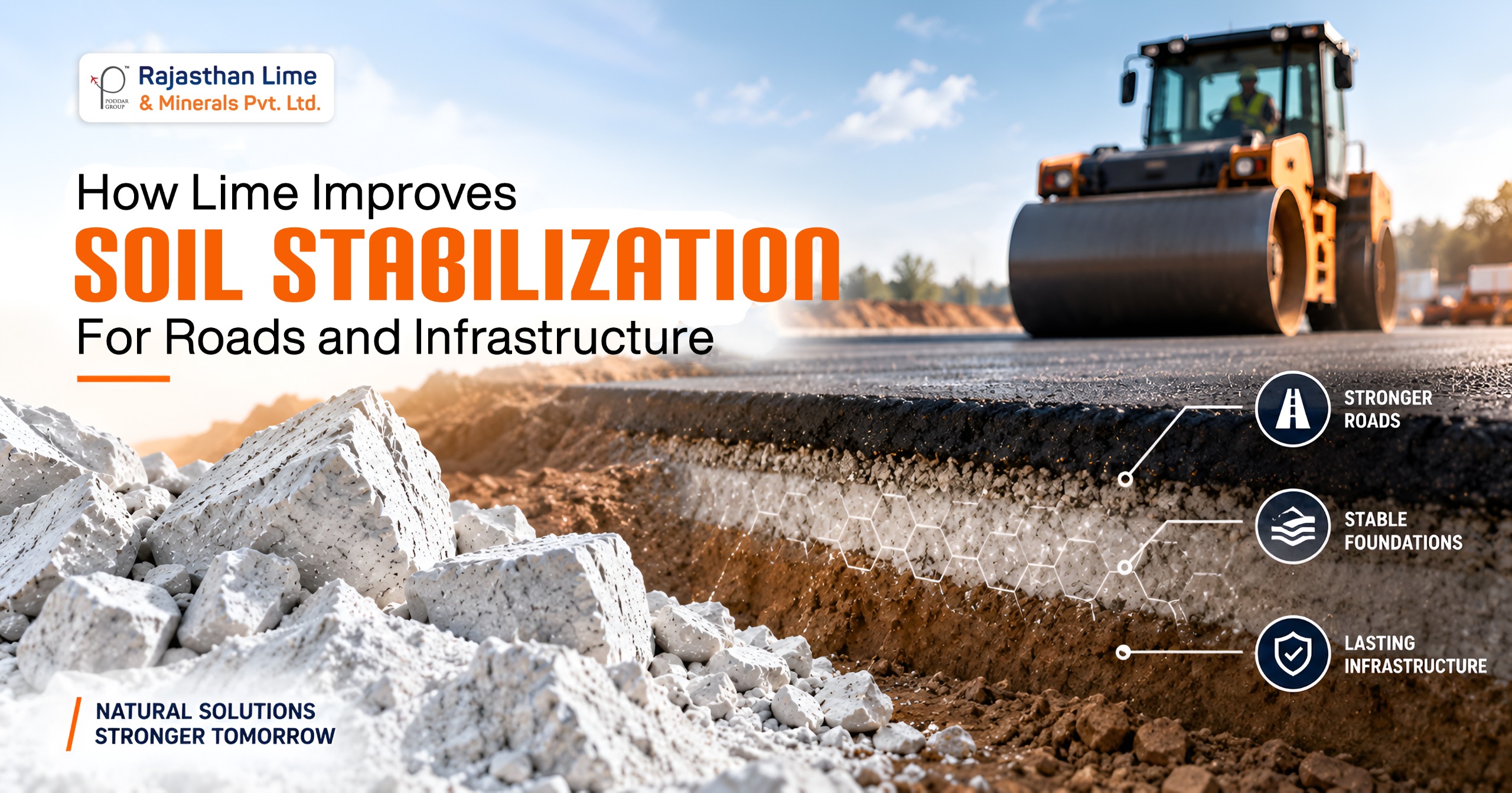 manufacturing-process-illustration best lime for soil stabilization in India